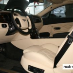 Перетяжка кожей салона Bentley