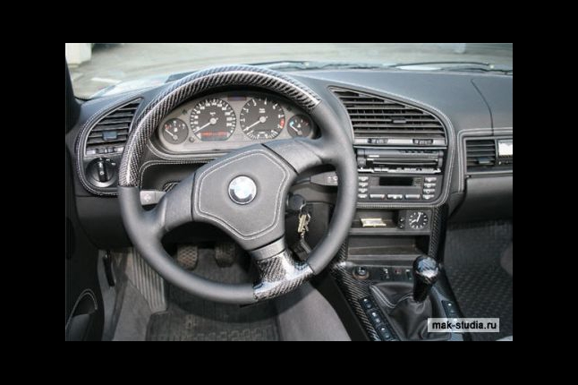 Перетяжка салона кожей BMW 3