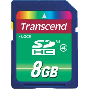 Карта памяти 8GB SD,Class 6,Transcend